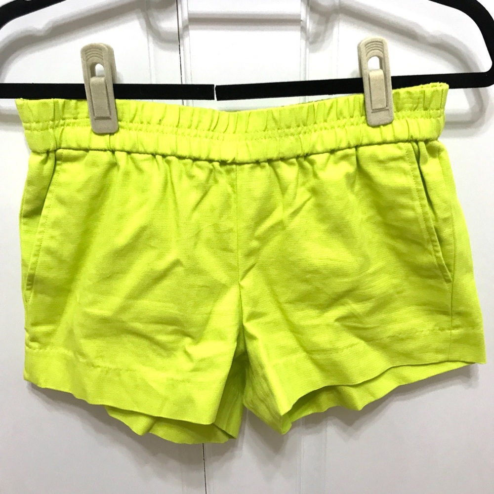Never Worn Neon J-Crew Shorts